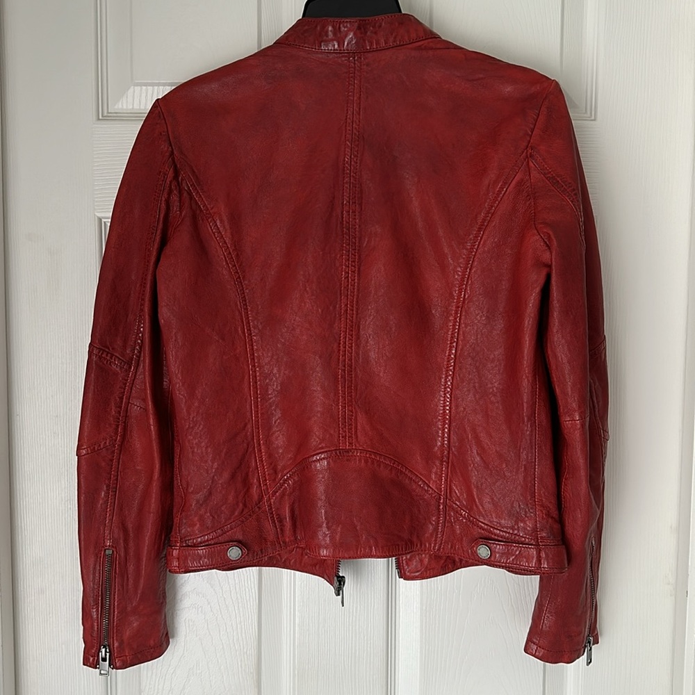 Mauritius leather lambskin jacket sz 6 - Picture 4 of 8